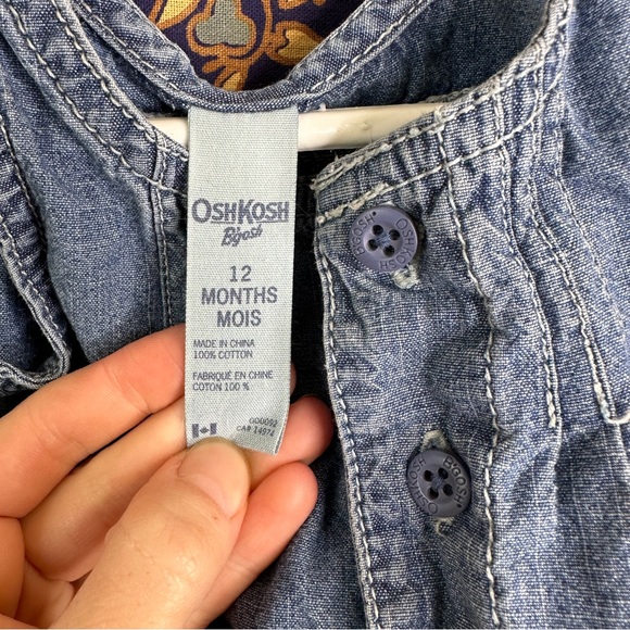 ⭐️5/15$⭐️ denim sleeveless romper - Picture 7 of 9